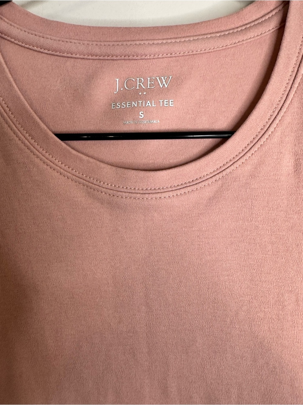 J. Crew Pink Essential Tee - Picture 3 of 4